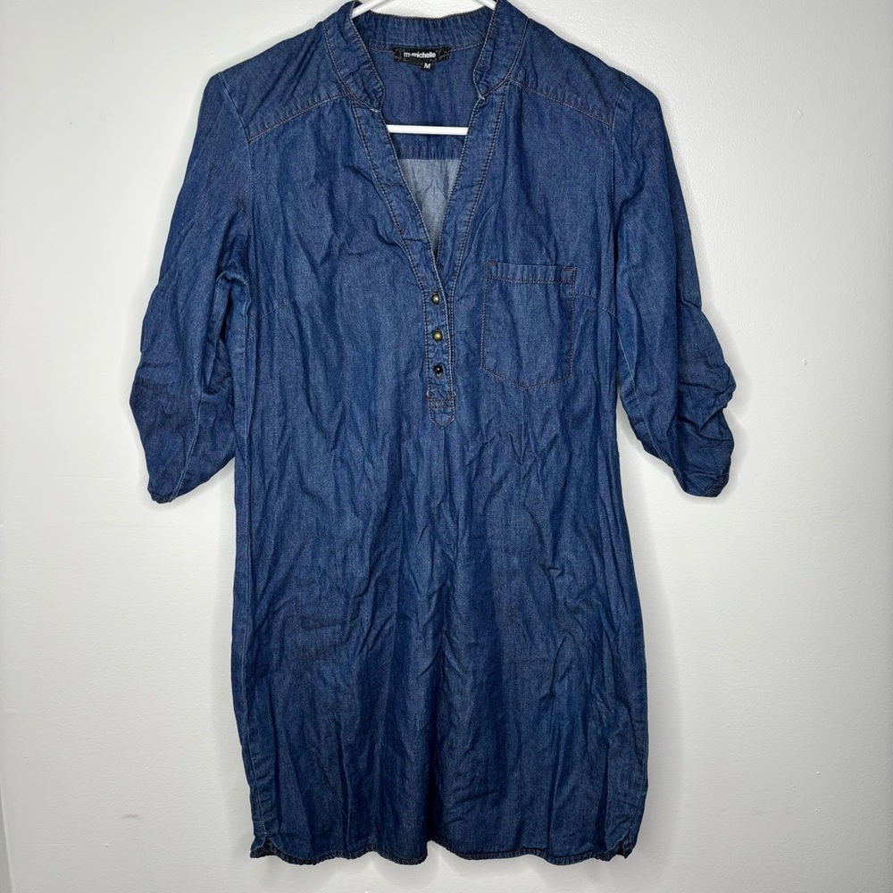 My Michelle Denim Mini Dress